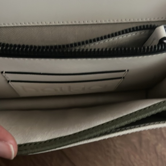 Botkier Army Green, Cream and Dark Tan bag - Picture 5 of 6